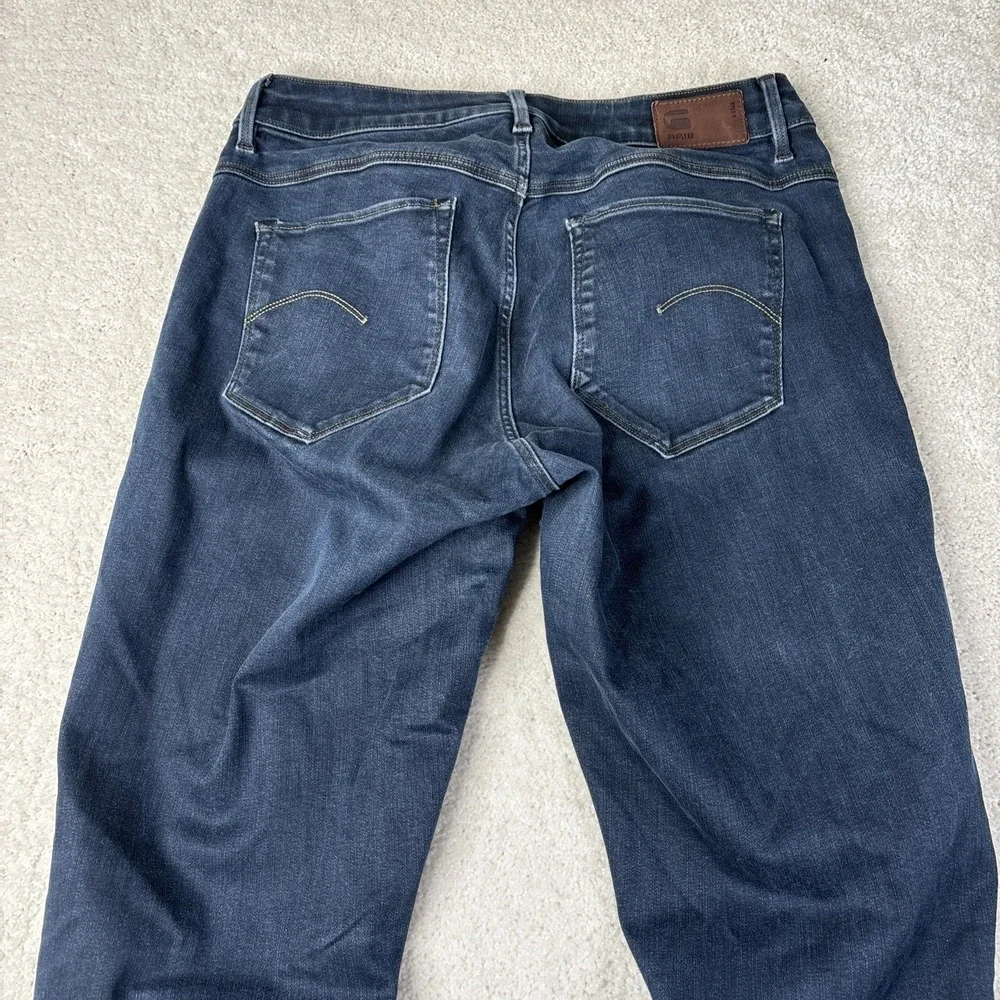 G Star Raw Jeans Women's 33x34 Shape High Super Skinny Denim Pockets‎ Sculpting